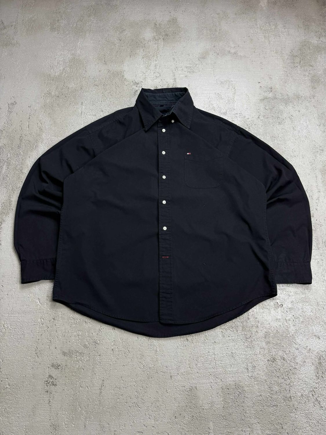 Koszula Tommy Hilfiger Pocket Small Logo Shirt Black L