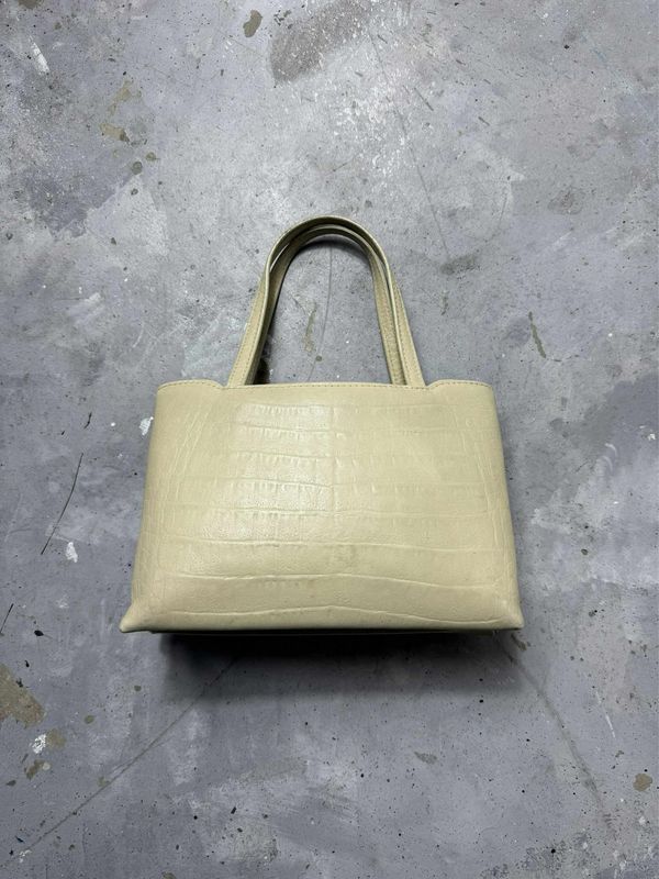 torebka Vintage Snake-Like Skin Bag Ecru 18