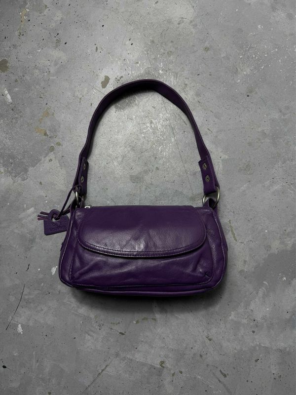 torebka Vintage Leather Bag Purple 16