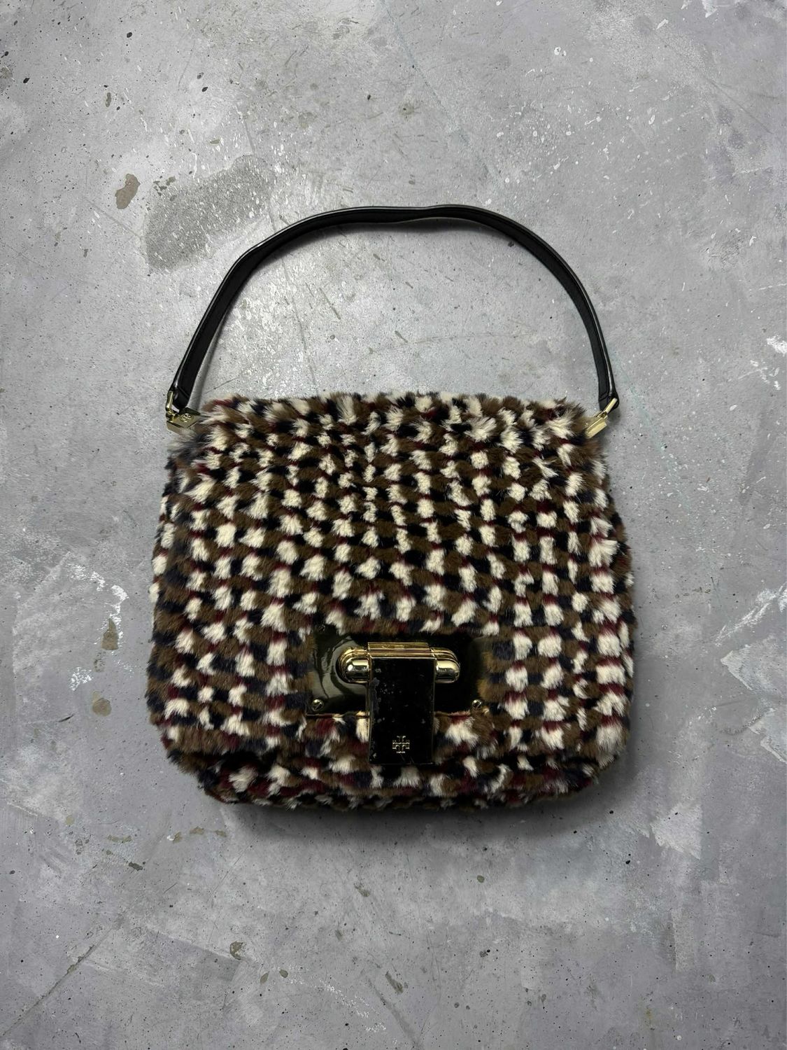 torebka Tory Burch Real Rabbit Fur Bag Multicolor 26