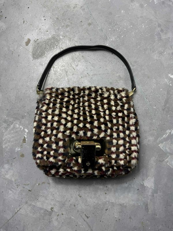torebka Tory Burch Real Rabbit Fur Bag Multicolor 26
