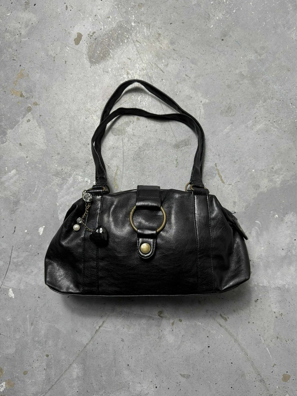 torebka Vintage Leather Bag Accesories Black 16