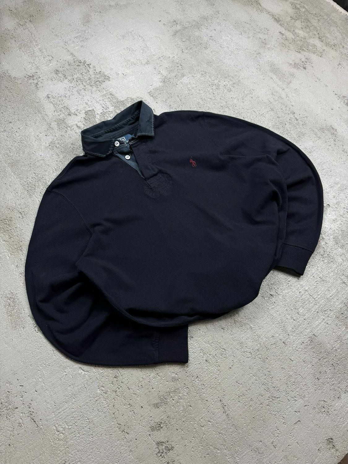 Bluza Ralph Lauren Small Logo Basic Polo Longsleeve Navy L