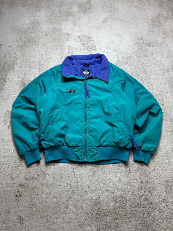 Bluza Fleece Columbia Sportswear 90's Fleece Bomber Jacket Turquoise L