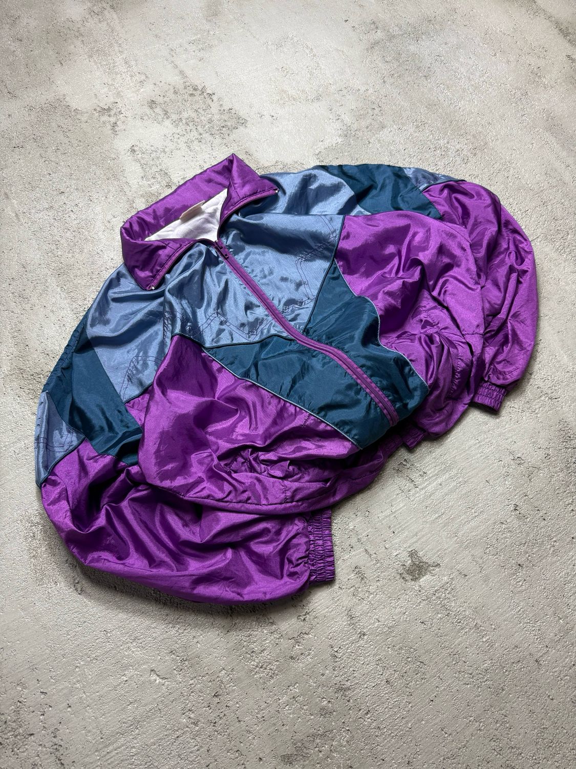 Bluza Tri-color Zip Tracksuit Purple M