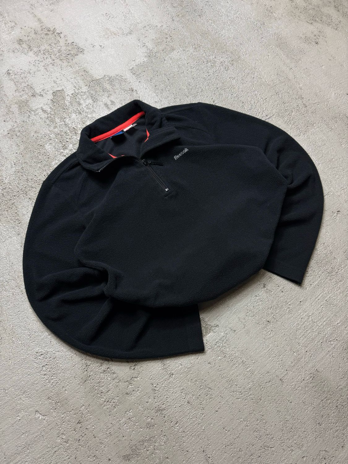 Bluza Reebok Small Logo Q/Zip Fleece Black S
