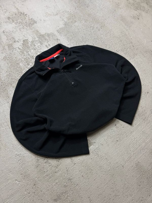 Bluza Reebok Small Logo Q/Zip Fleece Black S