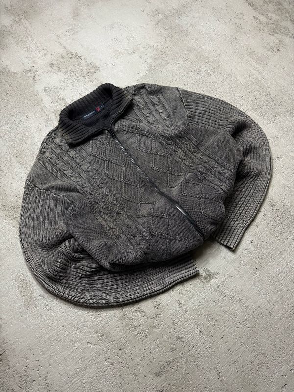 Bluza Detailed Zipper/Sweater Grey M