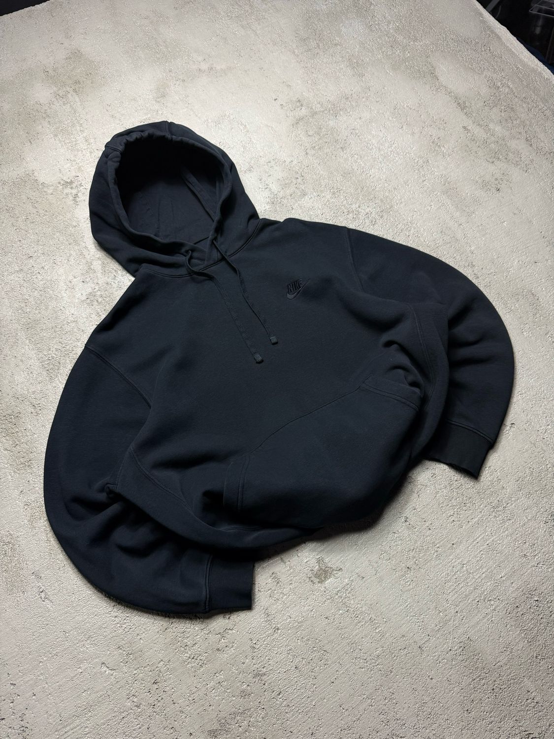 Bluza Nike Bsc-Bla/Logo Bla/Tag Hoodie Black L