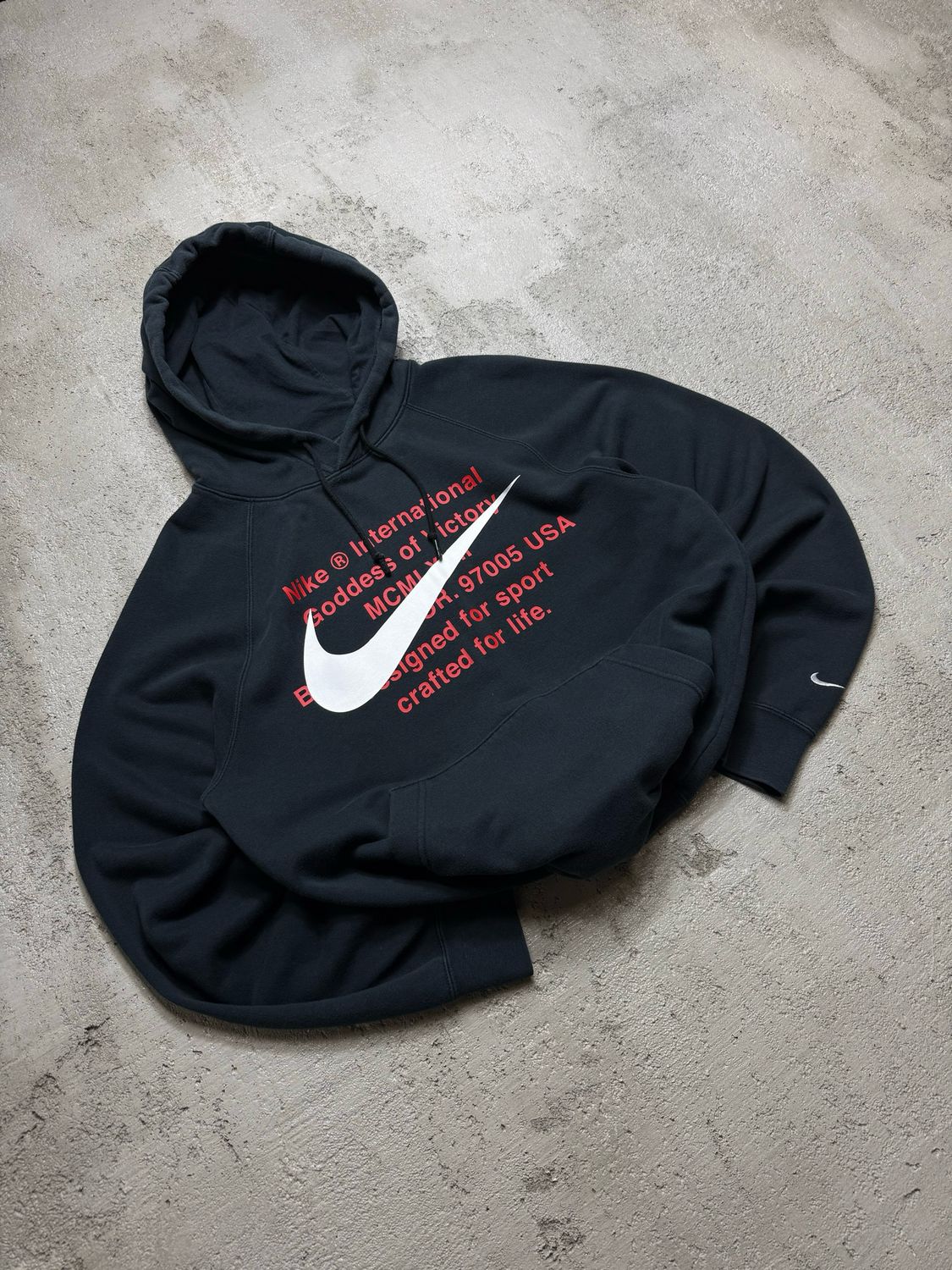 Bluza Nike Bg/Swoosh Goddes of Victory Hoodie Black M