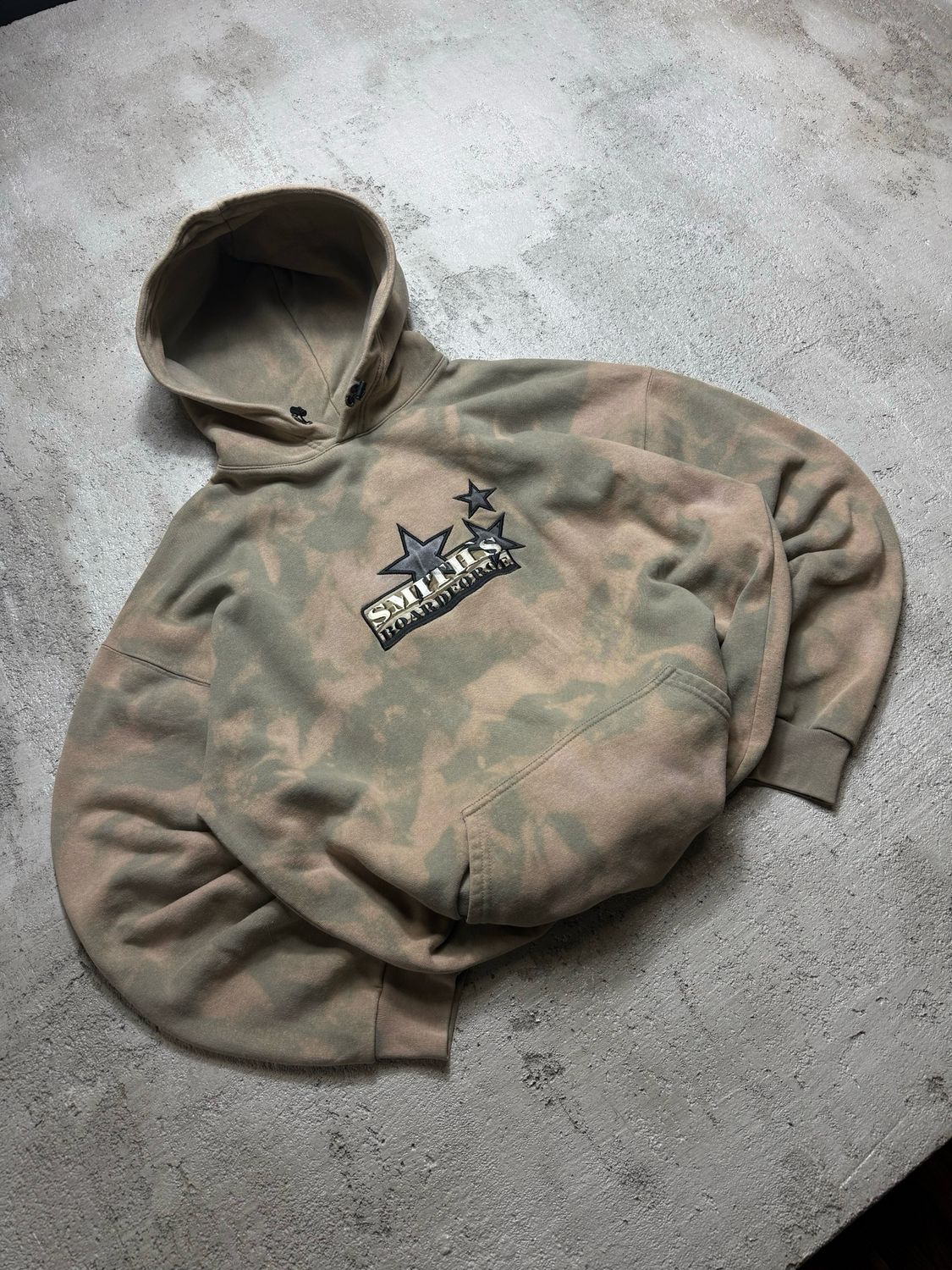 Bluza ESG Smith&#39;s Boardforce Stars Hoodie Tiedye Khaki L