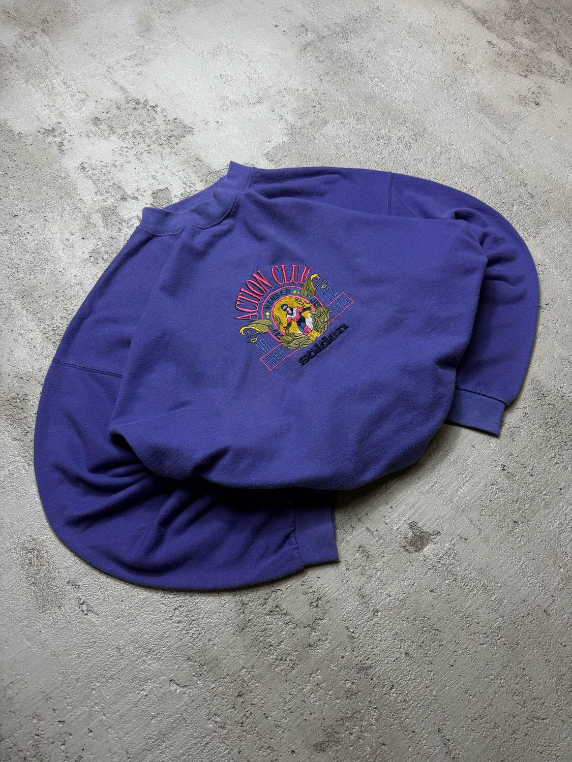 Bluza Vertical Action Club Solden Crewneck Violet M