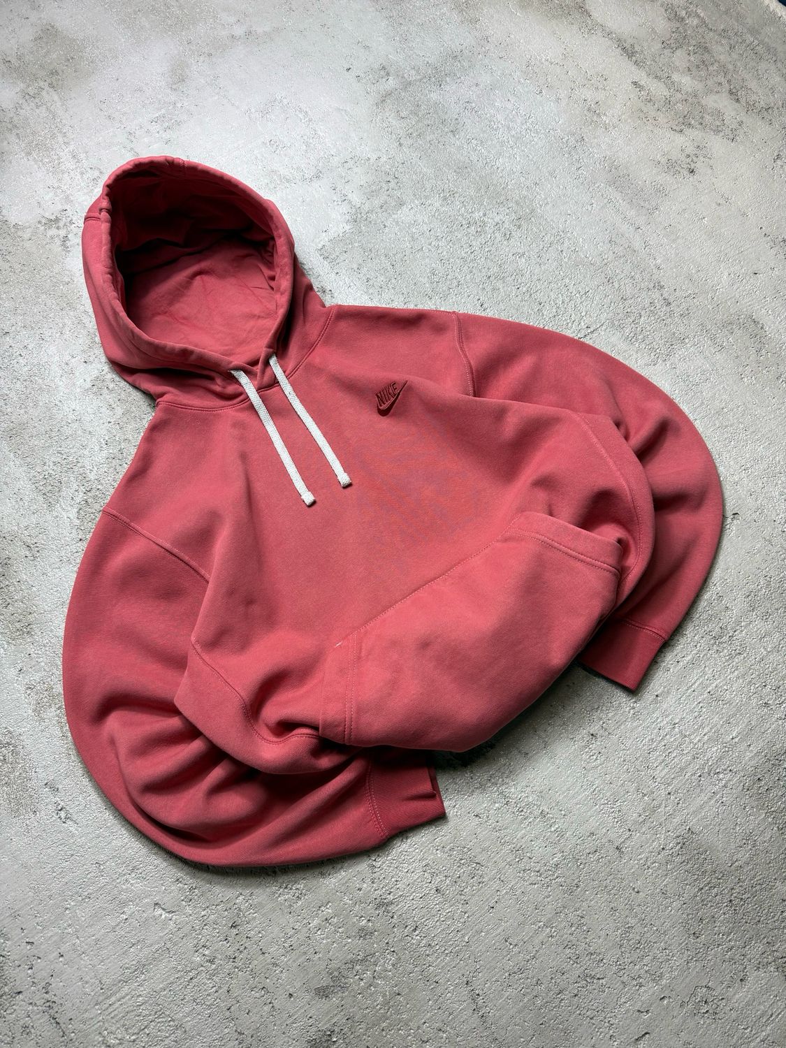 Bluza Nike Bsc-Red/Logo Hoodie Pale-Red M