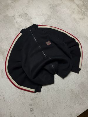 Bluza Poltex Wh/Red/Detailed Zipper Black M