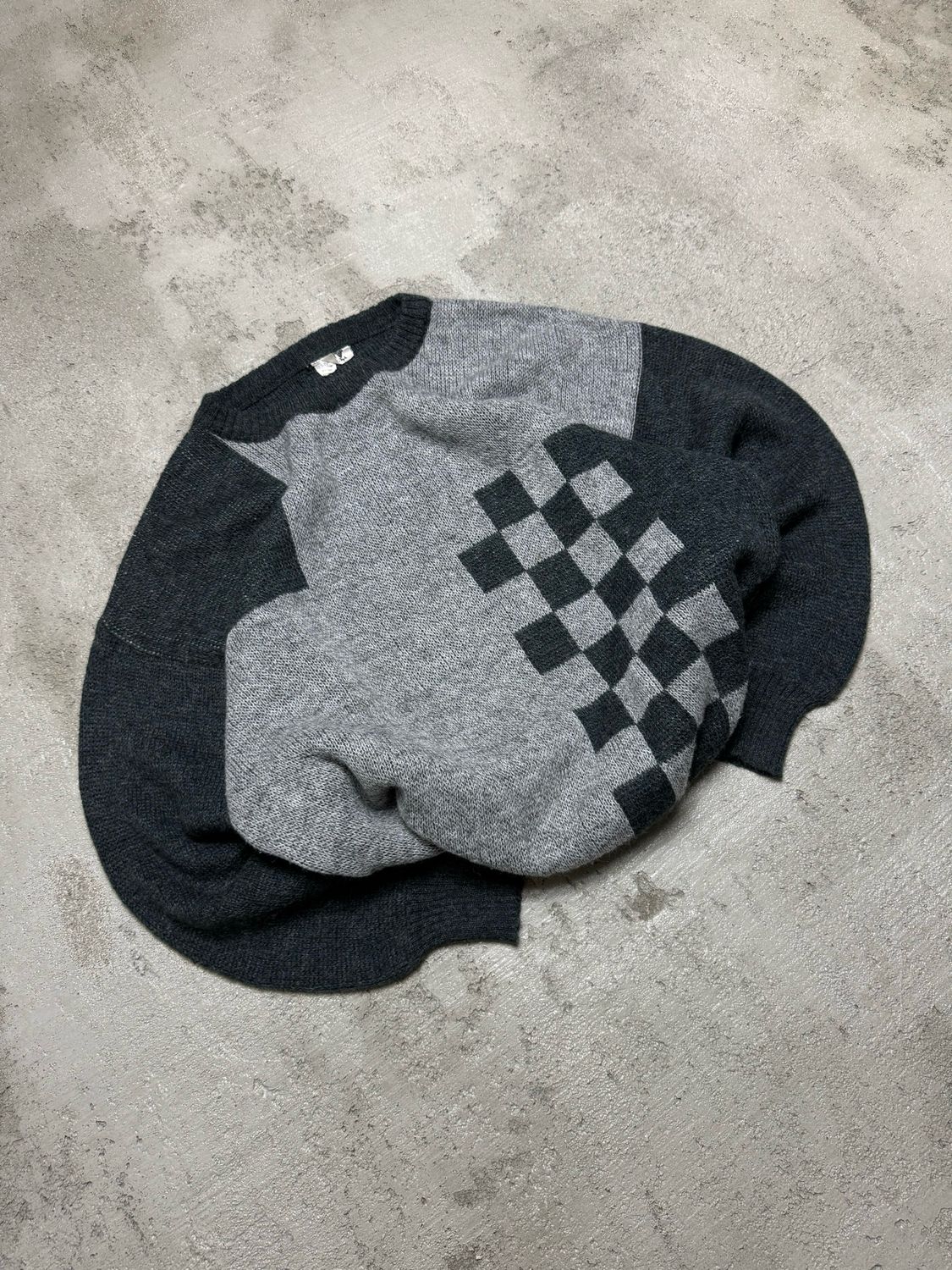 Bluza CV Geometric Pattern Sweater Grey L