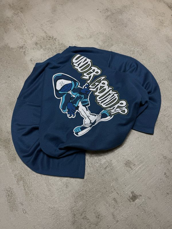 Bluza Under Ground Rap Longsleeve Blue M