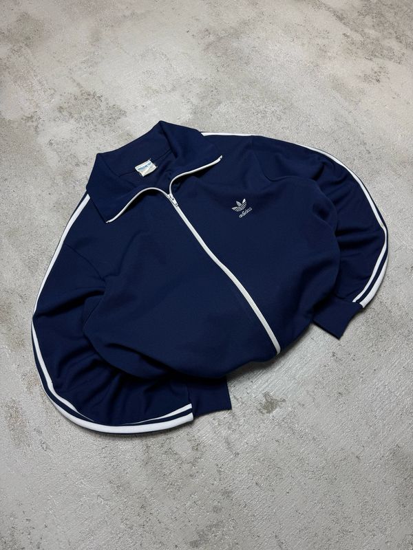 Bluza Adidas 80s Small Logo Wh/Stripes/Zip Tracksuit Navy M