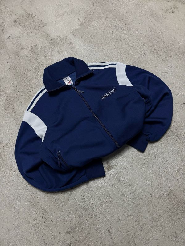 Bluza Adidas 70s Small Logo Wh/Detailed Zip Tracksuit Navy S