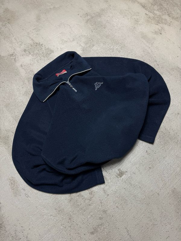 Bluza Kappa Small Logo Q/Zip Polar Navy L
