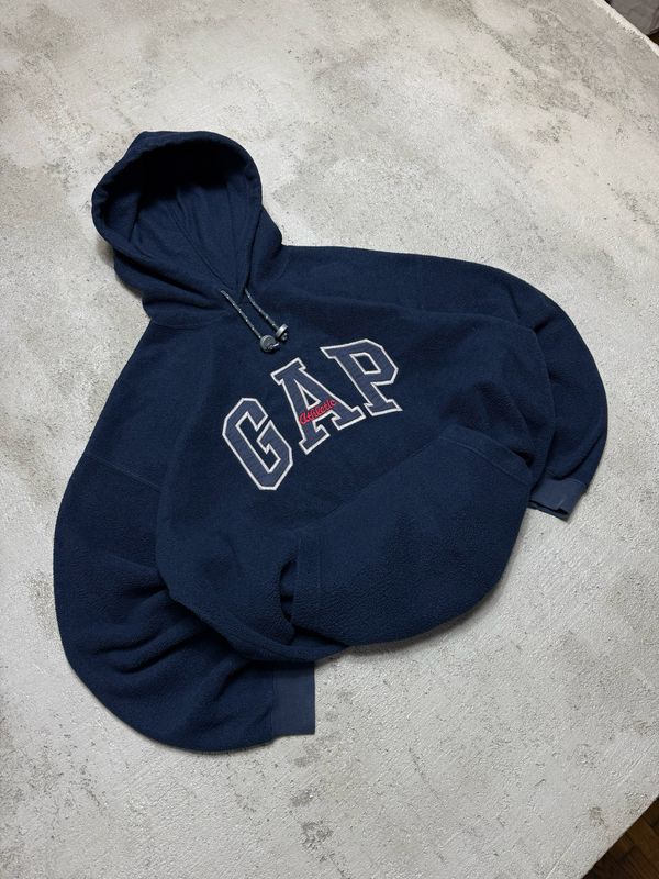 Bluza GAP Athletic Logo Polar Hoodie Navy L