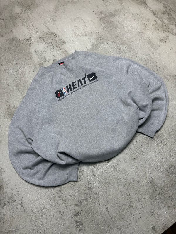 Bluza Nike NBA Heat Crewneck Grey XL
