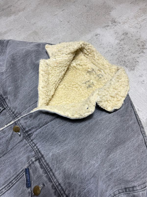 Kurtka KingStar Heavy Denim Jacket Shearling Core Grey L