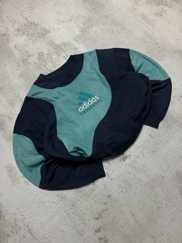Bluza Adidas Equipment Turq/Detailed Crewneck Black M