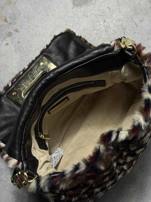 torebka Tory Burch Real Rabbit Fur Bag Multicolor 26