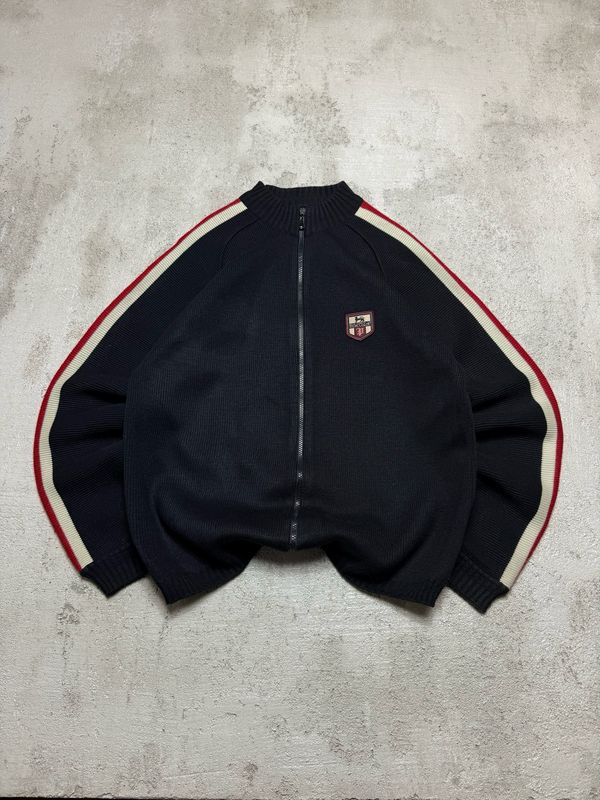 Bluza Poltex Wh/Red/Detailed Zipper Black M