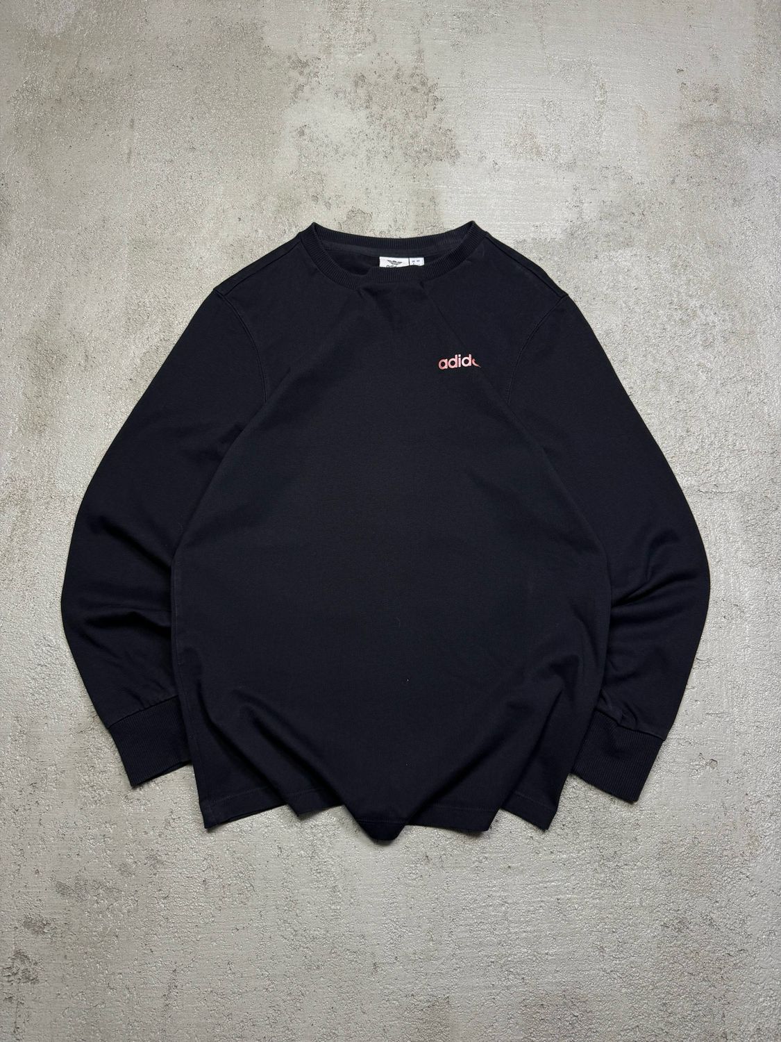 Long Adidas Pink Logo Longsleeve  S
