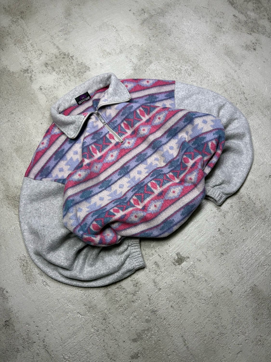 Polar Broadway Detailed Q/Zip Polar Grey L