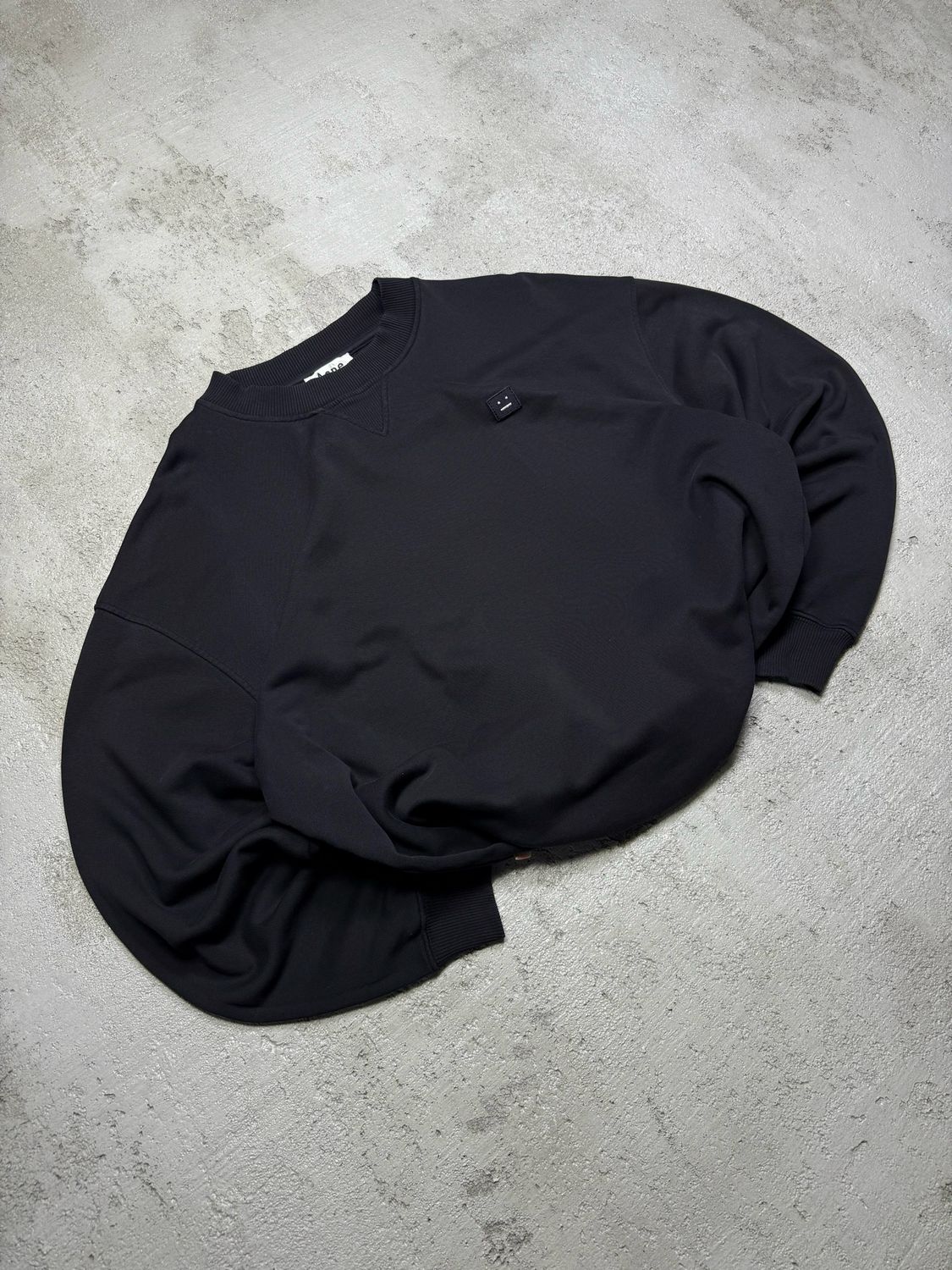 Bluza Acne Studios Face Logo Crewneck Black L