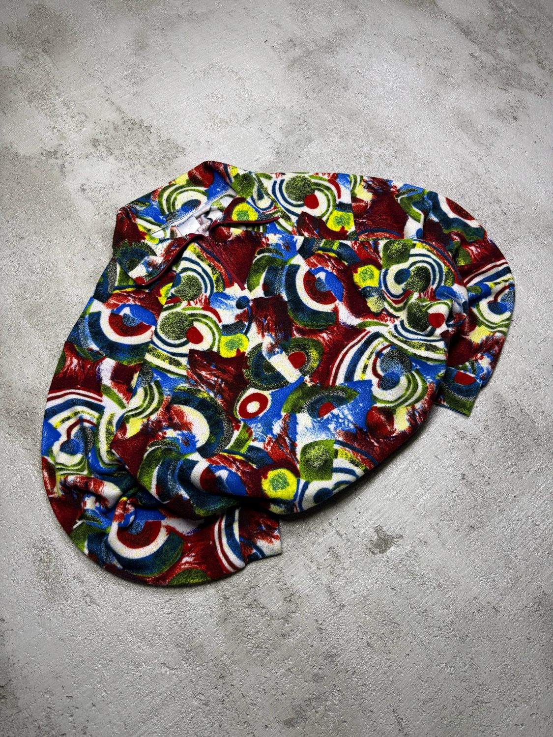 Polar Campangolo Artsy Multicolor Q/Zip Polar Red L