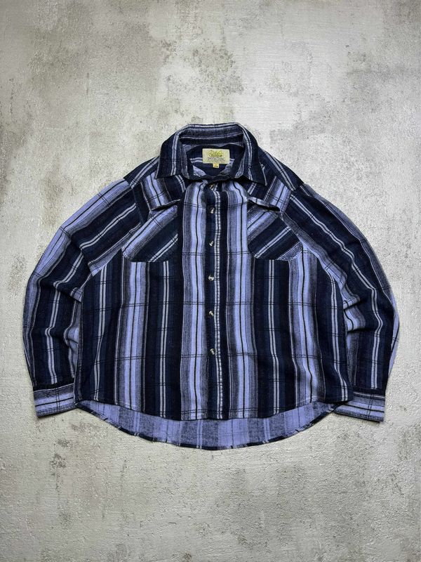 Koszula Gifts Royal Blu/Striped Courdoy Shirt Navy M