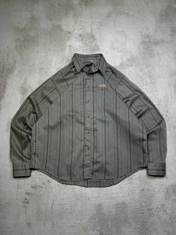 Koszula Concorde Striped Shirt Khaki-Green L