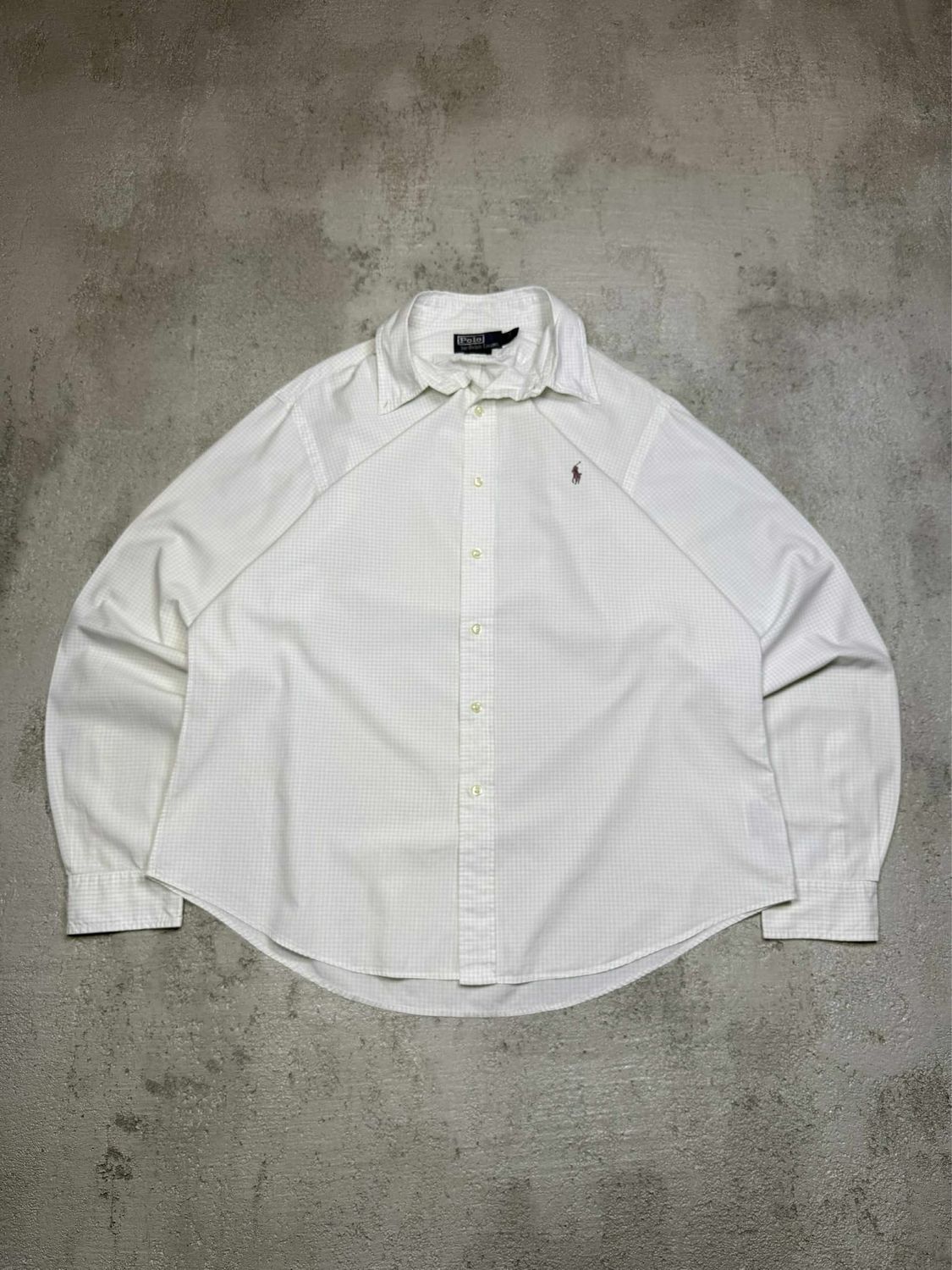 Koszula Polo Ralph Lauren Pink/Pony Faded Checked Shirt White L