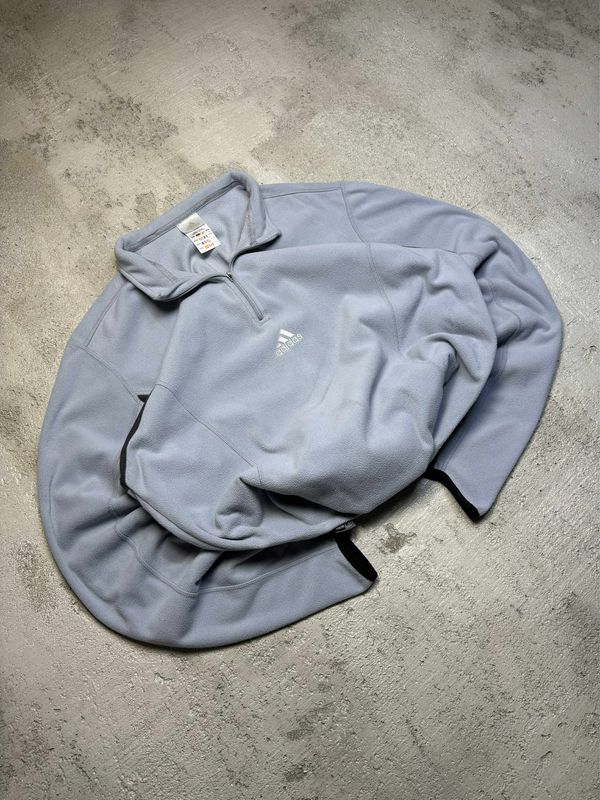 Bluza Adidas Centered Logo Q/Zip Fleece Light-Gray M