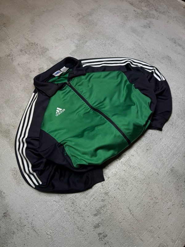 Bluza Adidas Bla/Sleeves Tracksuit Green XL