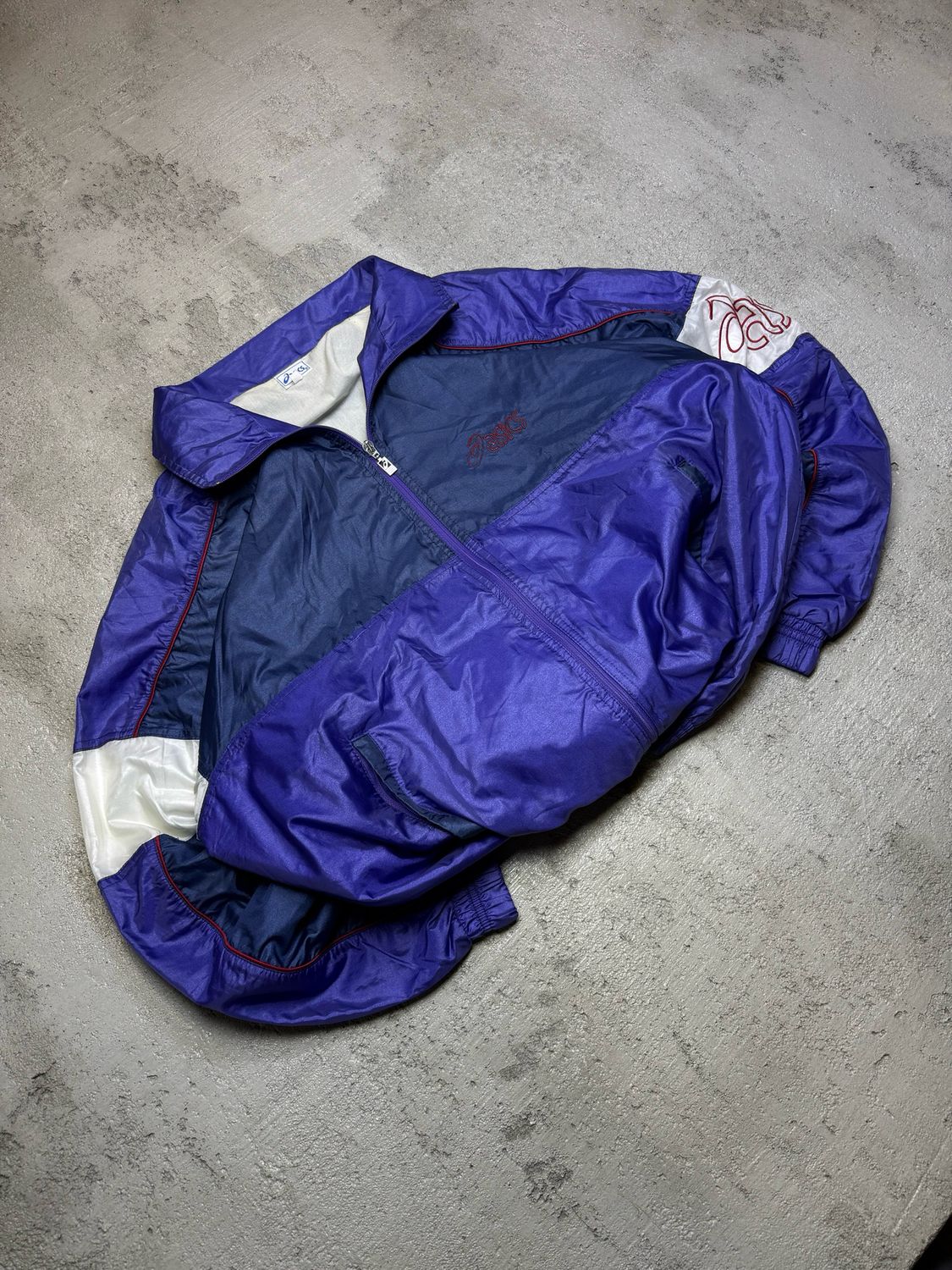 Szelest Asics Bur/Logo Wh/Panels Tracksuit Violet XL