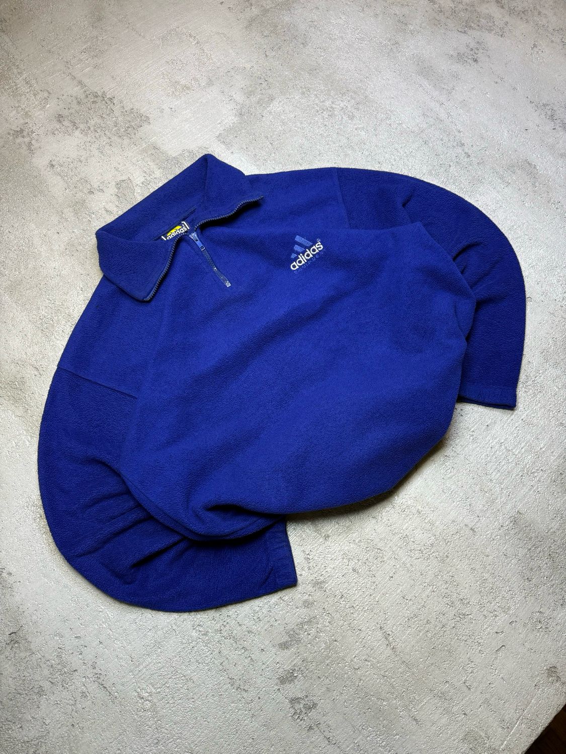 Bluza Adidas EQT Blu/Logo Q/Zip Fleece Navy L