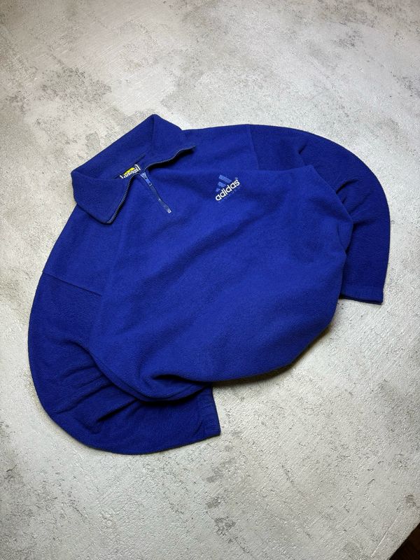 Bluza Adidas EQT Blu/Logo Q/Zip Fleece Navy L