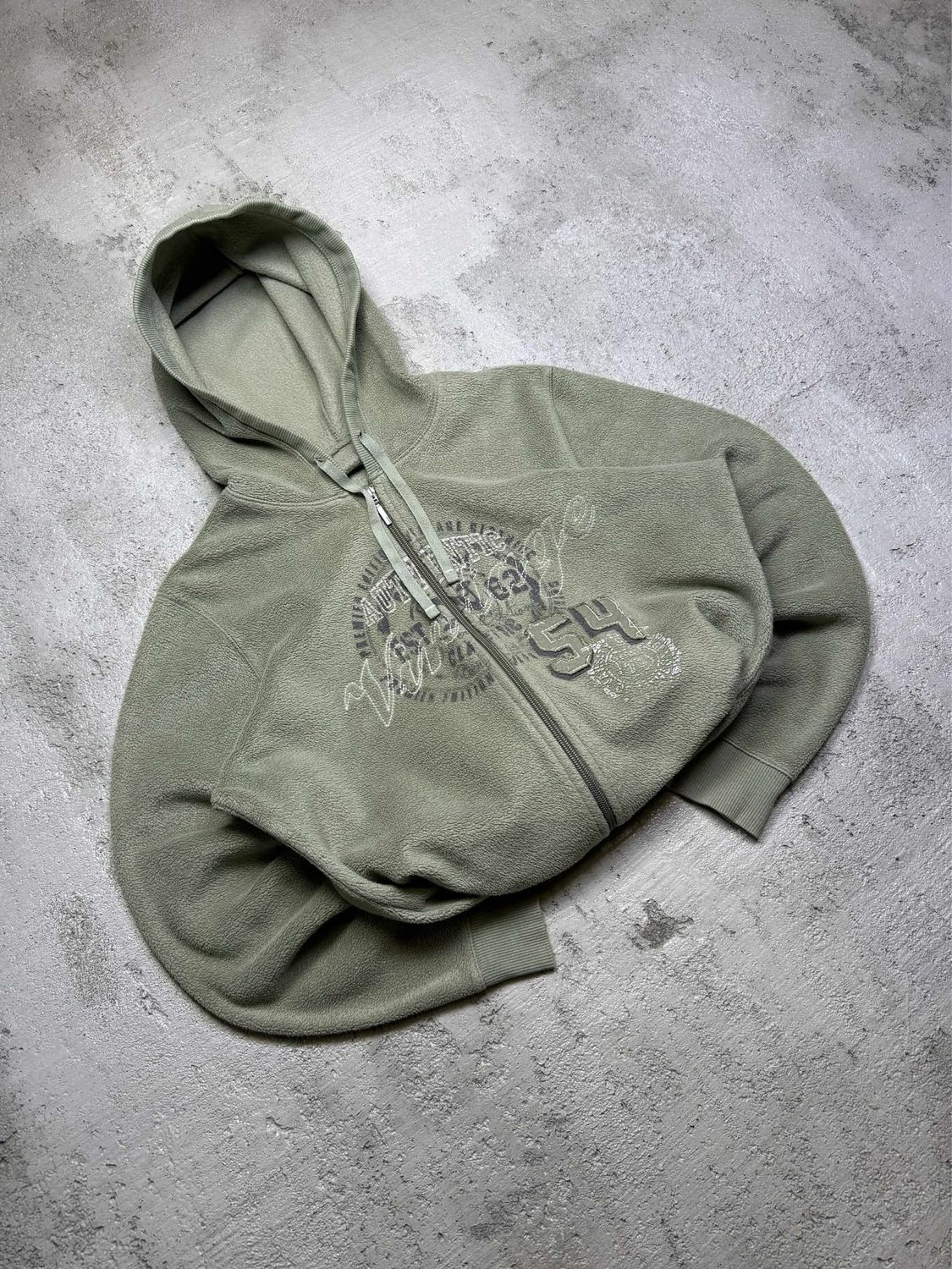 Bluza Authentic Vintage 54 Fleece Zip Hoodie Green M