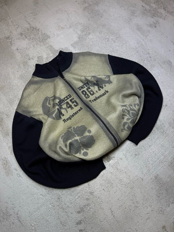 Bluza N458GX Bla/Sleeves Zipper Khaki L