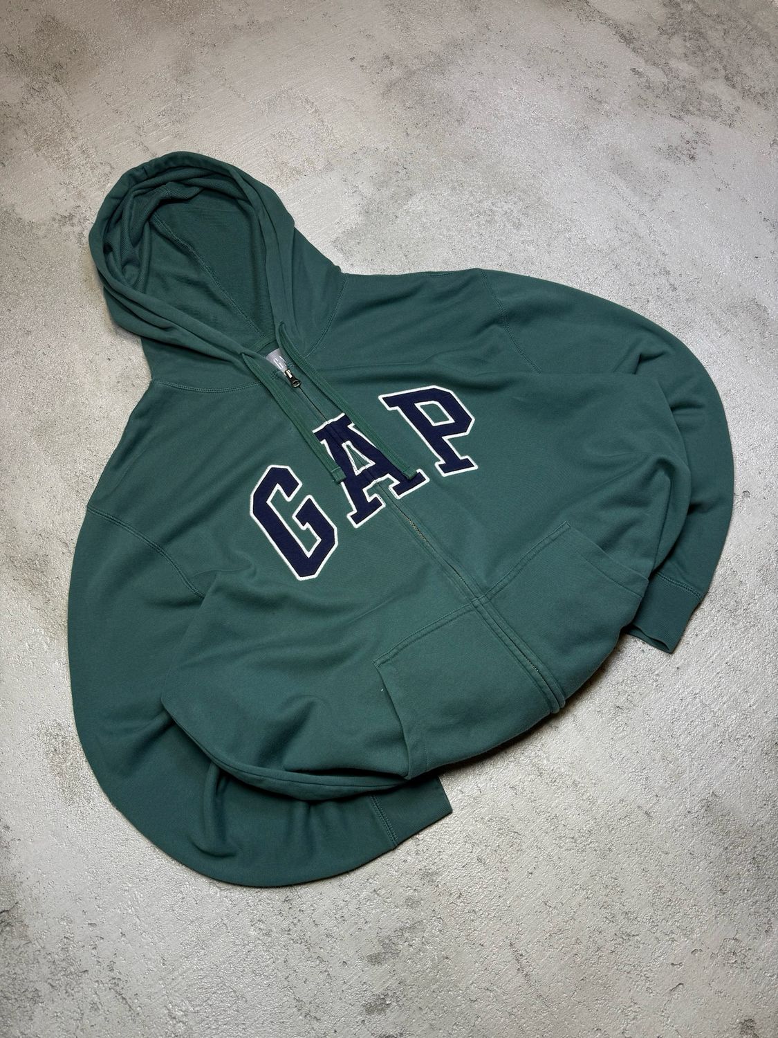 Bluza GAP Na/Logo Zip Hoodie Green XL