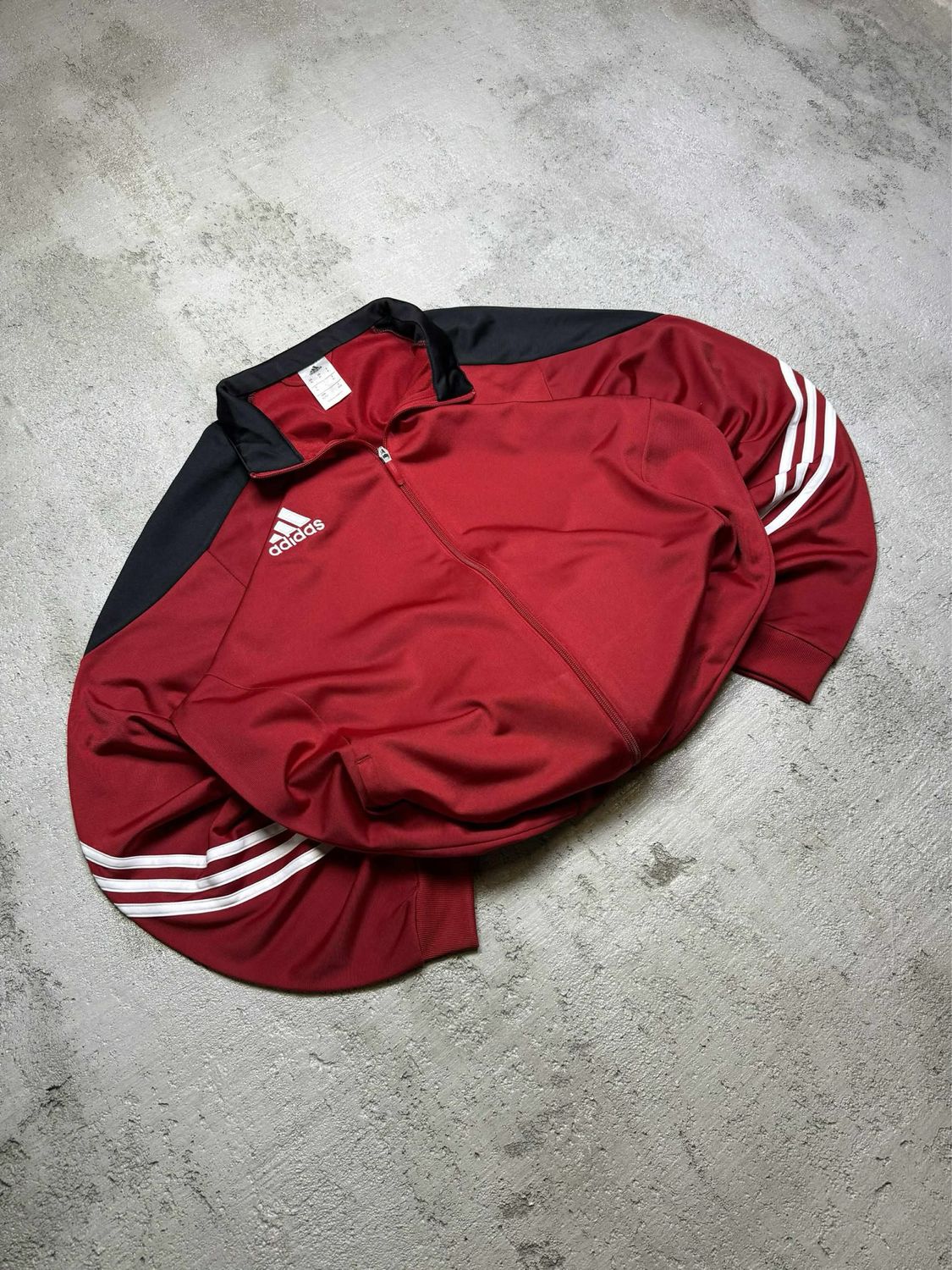 Bluza Adidas Wh/Stripes Bla/Panels Tracksuit Red L