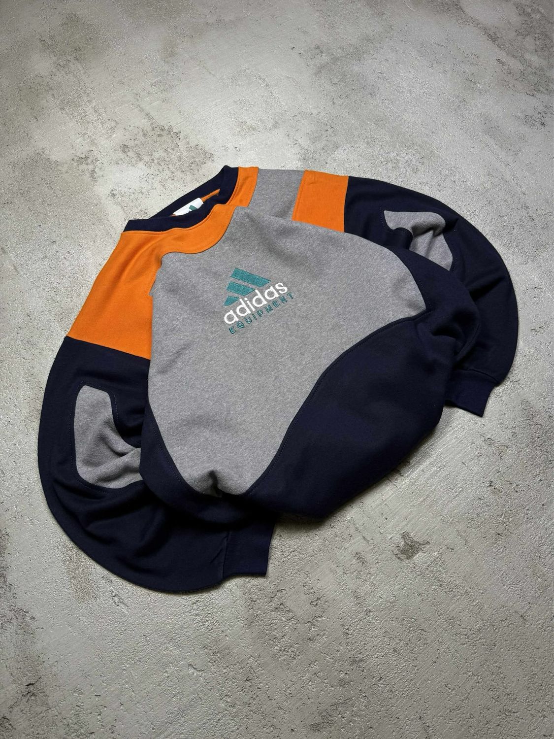 Bluza Adidas EQT Tur/Logo Or/Panels Crewneck Gray M