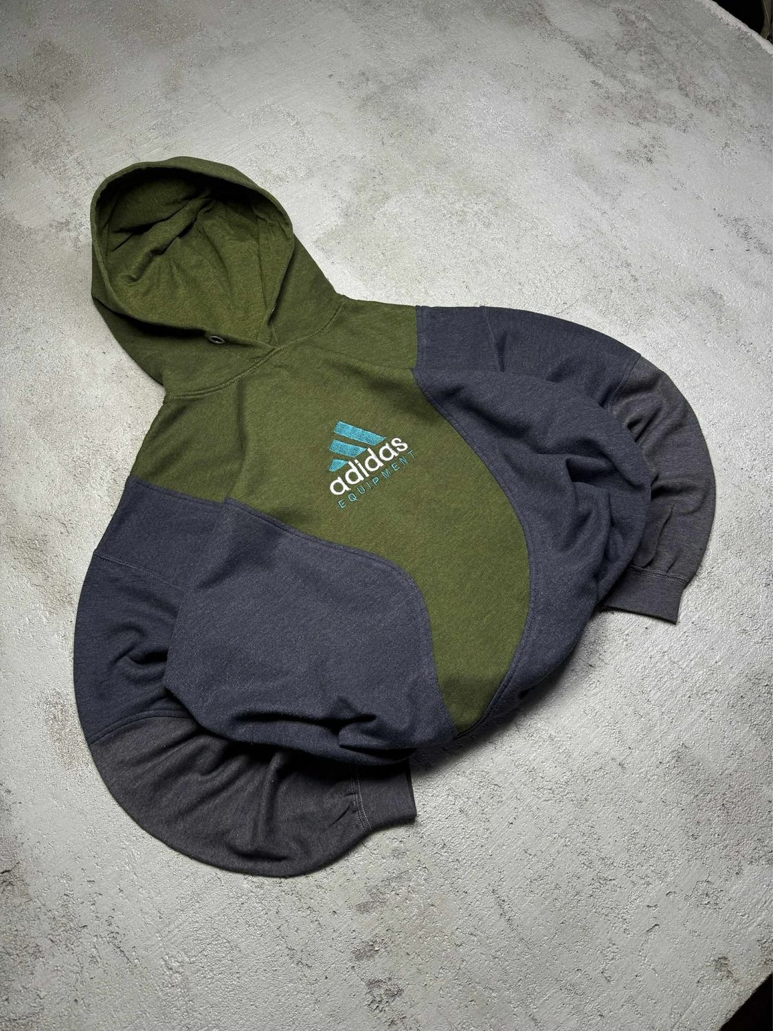 Bluza Adidas EQT Gre/Panel Hoodie Dark-Gray L