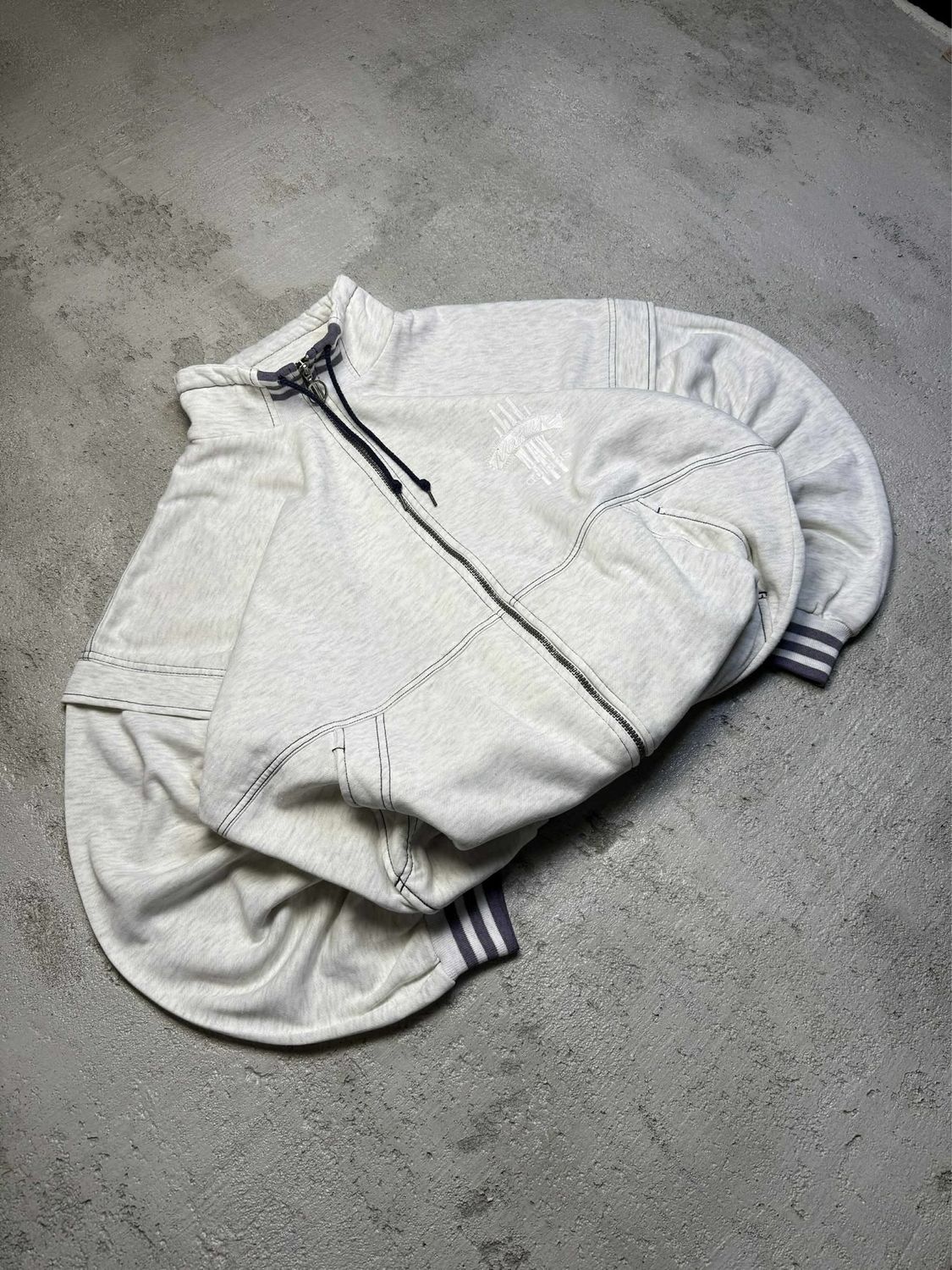 Bluza Adidas Nature 80s Dbl/Sleeves Zipper Light-Gray L