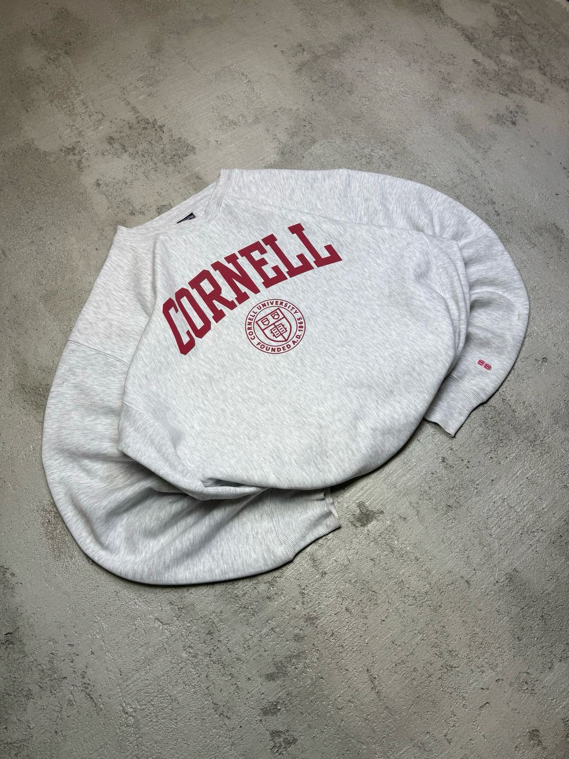 Bluza MSP Eighty8 Cornell University Crewneck Light-Gray XL
