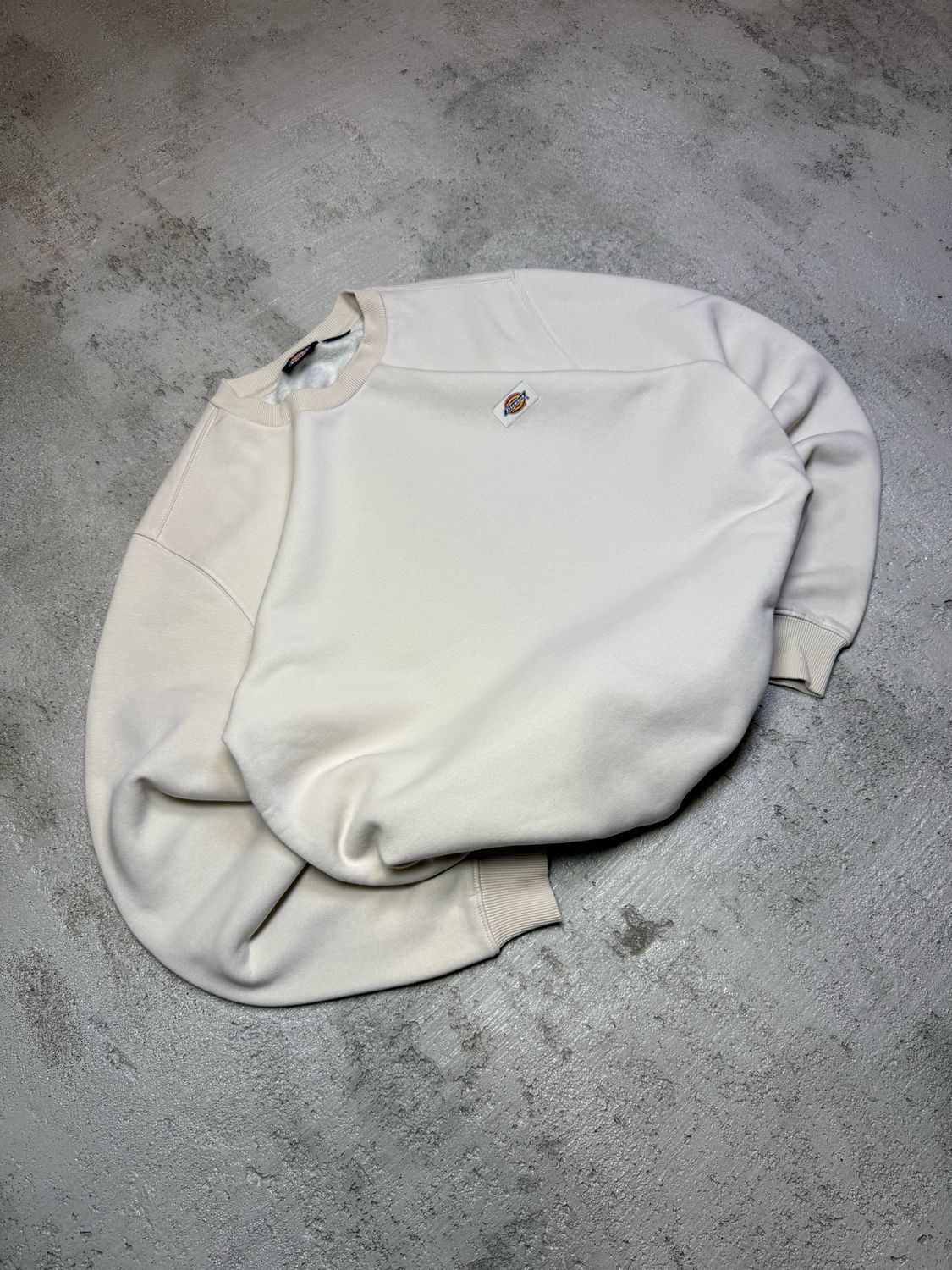 Bluza Dickies Logo Patch Crewneck Creme M